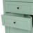 Green Triangle Tall Cabinet With 3 Drawers And Adjustable Shelves For Bathroom, Kitchen Or Living Room, MDF Board With Painted Finish(Old Sku:WF306469AAG)-351798474