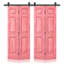 Portes de grange doubles en panneaux de fibres à densité moyenne composites avec ensemble de quincaillerie d'installation-86925209-86925212