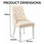 48 cm H Tufted Velvet Side Chair-1035174842