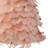 18"  Glitter Tip Feather Cone Tree