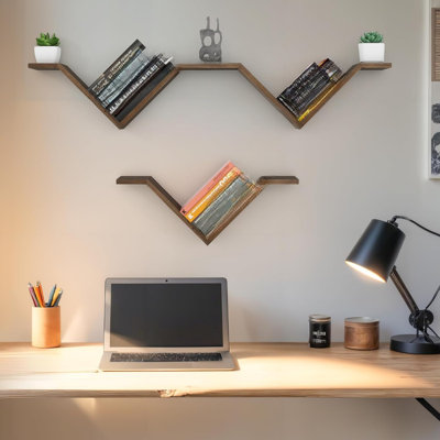 Wood Corner Shelf