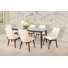 Mid-Century Wood Dining Set