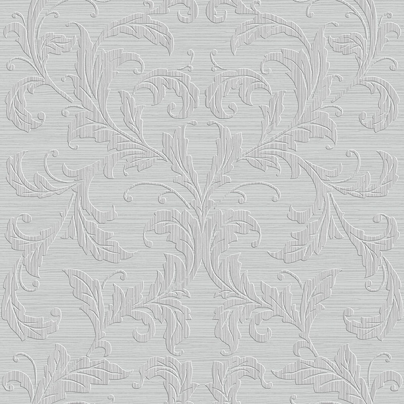 10m x 53cm Wallpaper Roll, Grey