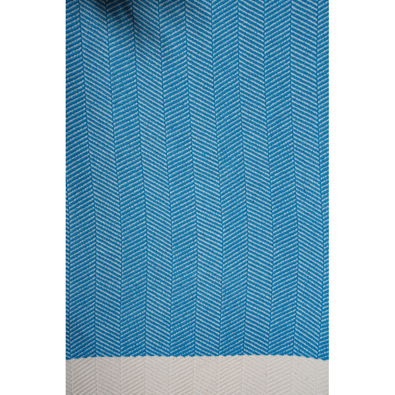 Serviette de plage turquoise Fouta, mélange 100% coton et polyester, 35,4 x 70,9 pouces | 310 g / m² | Lavable à la machine à 86 ° F | Doux, séchage rapide, parfait pour la plage, la piscine ou le spa | Serviette élégante et polyvalente pour toutes les occasions