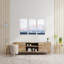 Coastal Retreat Cool Horizon Triptych