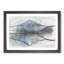 Mount Fuji in Japan in Abstract - Picture Frame Graphic Art Print-55725521-55725523