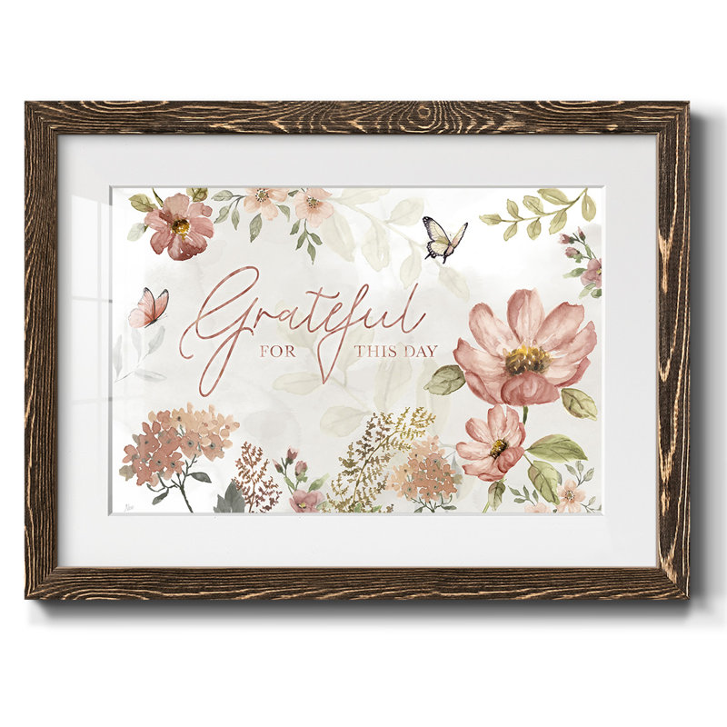 Summers Grateful, reproduction d'art sur papier, Noyer, H 18 po x l 26 po x P 1,5 po