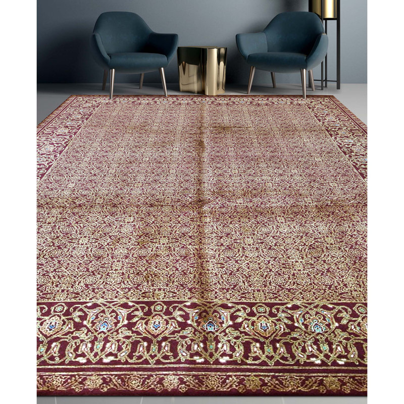 Hand Knotted Wool Oriental Indoor Rug