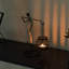 Lanterne de table en métal 9 po