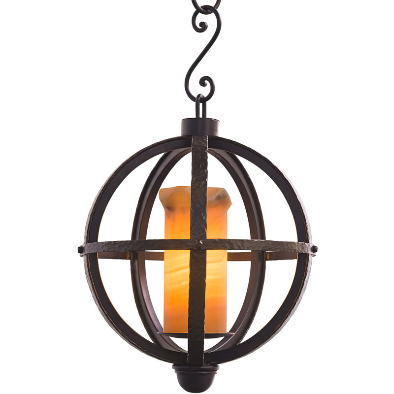 Luminaire suspendu sphère 1 lumière Zodiac, Antique Ancien Monde