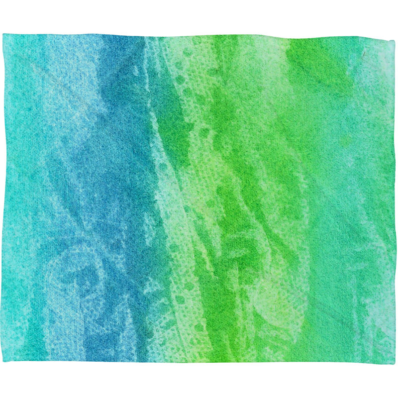 Jeté en polyester caraïbes sea polaire par laura trevey, Moyen