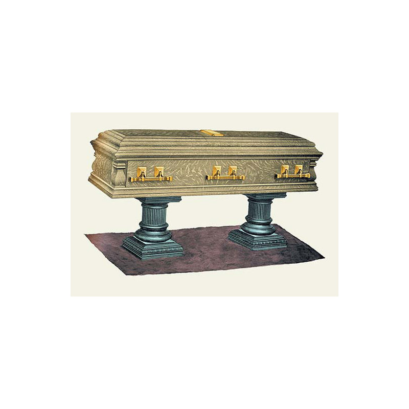 Casket avec découpe-impression d’art graphique non encadrée