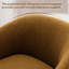 Fauteuil d'appoint pivotant rembourré Caysey Boucle-127862356