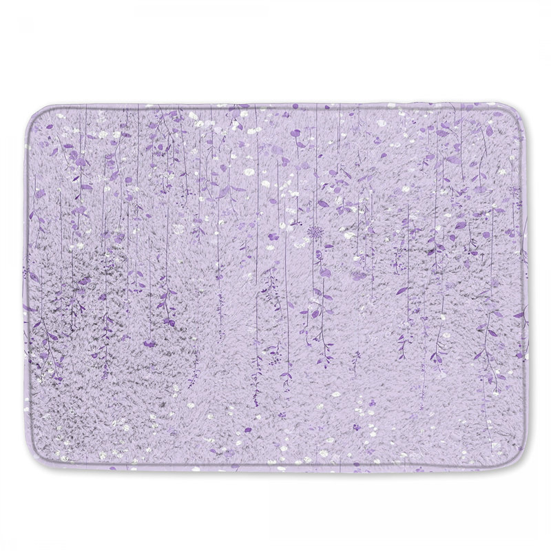 Tapis de bain floral Boho, L 24 po x L 17 po