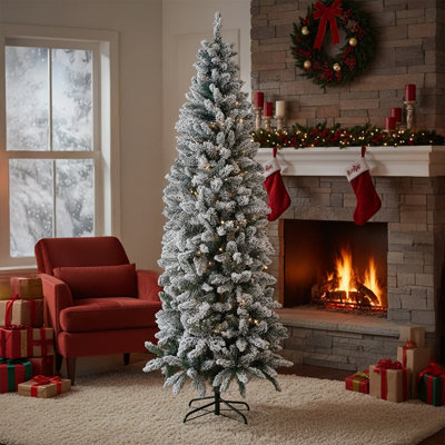 6.89' H Artificial Pine Christmas Tree