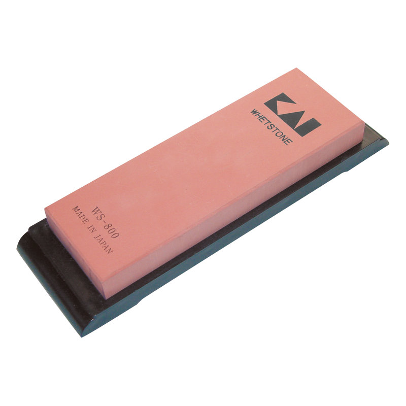 Kai Single Grit Whetstone, Black/Red