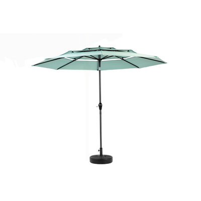 Aluminium 10ft 3 Tier Auto-tilt Umbrella