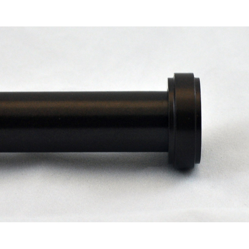 Tringle à rideaux simple réglable 0,75 po Nemec, H 1 po x l 48 po x P 1 po, Bronze