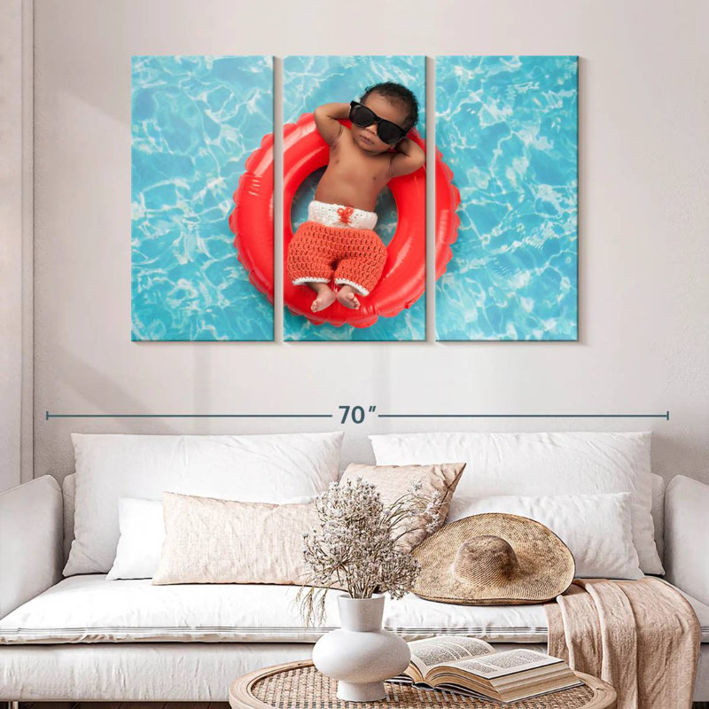 Leisha Swim Ring Baby, 32" H x 50" W