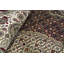 Hand-Knotted High-Quality Black and Cream Area Rug