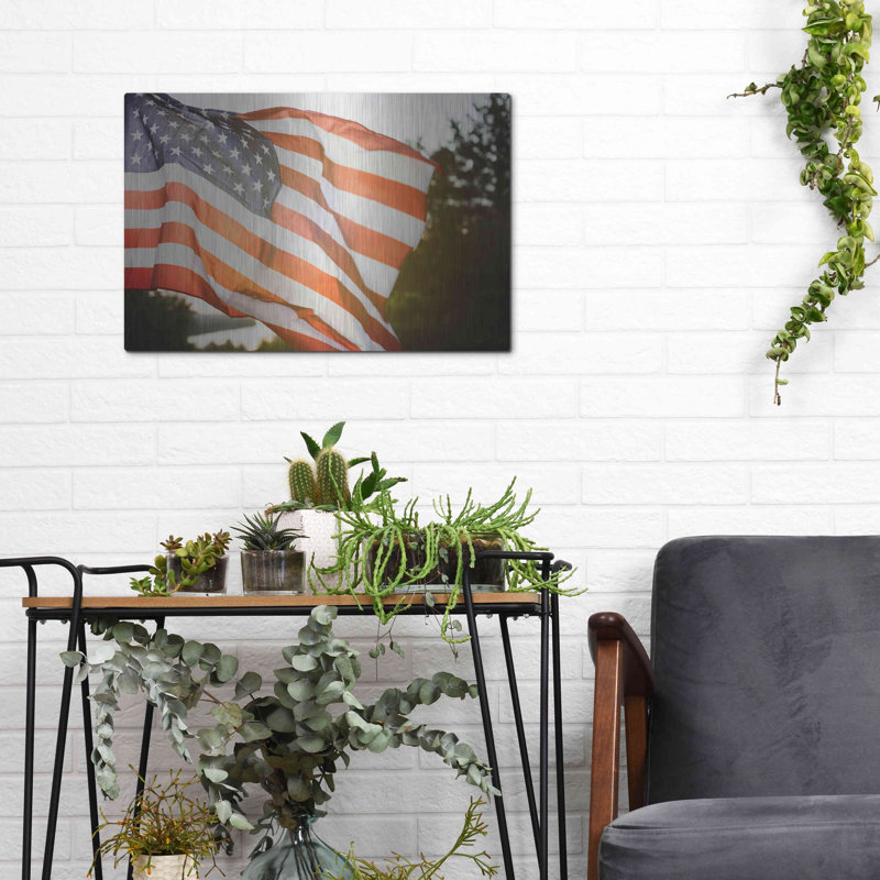 «God Bless America» par Luxe, H 12 po x l 16 po