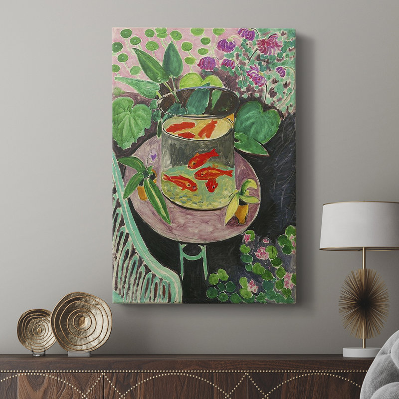 Paysage rétro L - Cavas enveloppés de galerie, H 27 po x l 18 po
