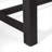 Neutral Gray Sandblast Finish 63-Inch 3-Seat Outdoor Patio Acacia Wood Bench with Black Legs