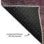 Tapis prune Tweedy lavable à la machine de qualité supérieure-1288919781