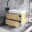 30 po Meuble-lavabo simple mural avec plateau-1372405756