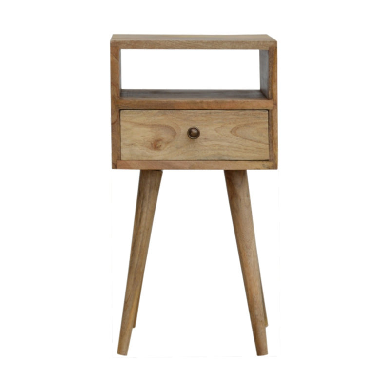 30cm W Solid Wood Bedside Table