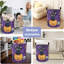 Panier à linge, grand chat d'Halloween, toile de rangement légère, panier de rangement, vêtements sales, pliable et imperméable pour les dortoirs, salle de bain
