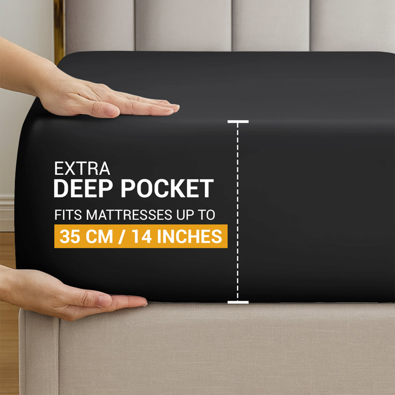100% Cotton Flatweave Fitted Sheet, Single (3')