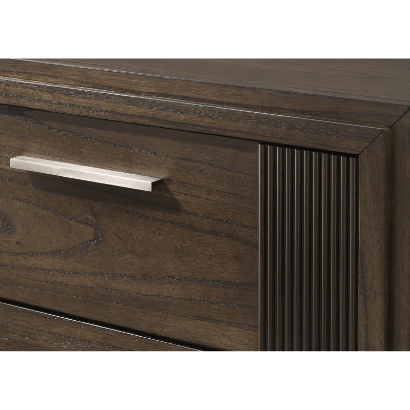 Table de chevet contemporaine à 2 tiroirs 1Pc