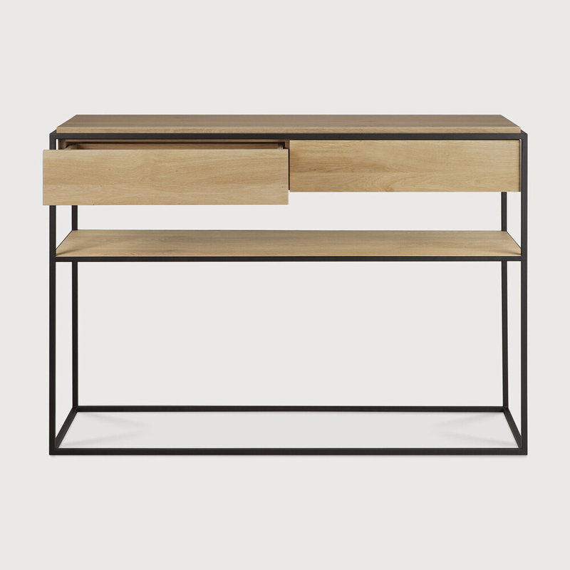 Monolit 48'' W Solid Wood Console Table, Natural