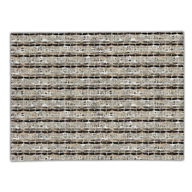 Abstract Indoor / Outdoor Rug, Rectangle 2' x 3'