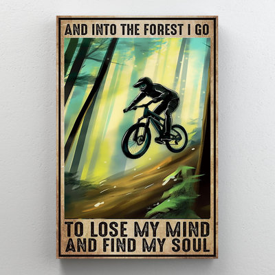 " Mountains Biking And Into The Forest "
