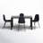 Ally Glass Top Four Leg Dining Set-1078268823-1141669915