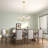Vittori 5 - Light Gold Steel & Glass Dimmable Classic / Traditional Chandelier