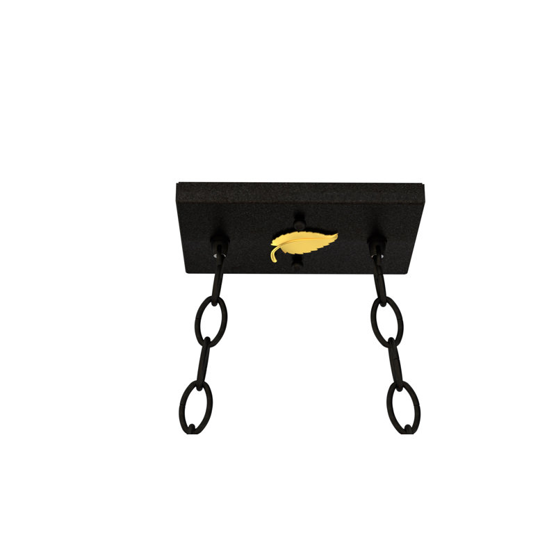 Jacklyn 6 - Light Pendant, Amber, Textured Black