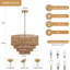Lustre en rotin bohème Boho-1479956213
