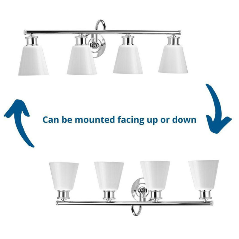Hollymead 2 - Light Dimmable Vanity Light, Polished Chrome