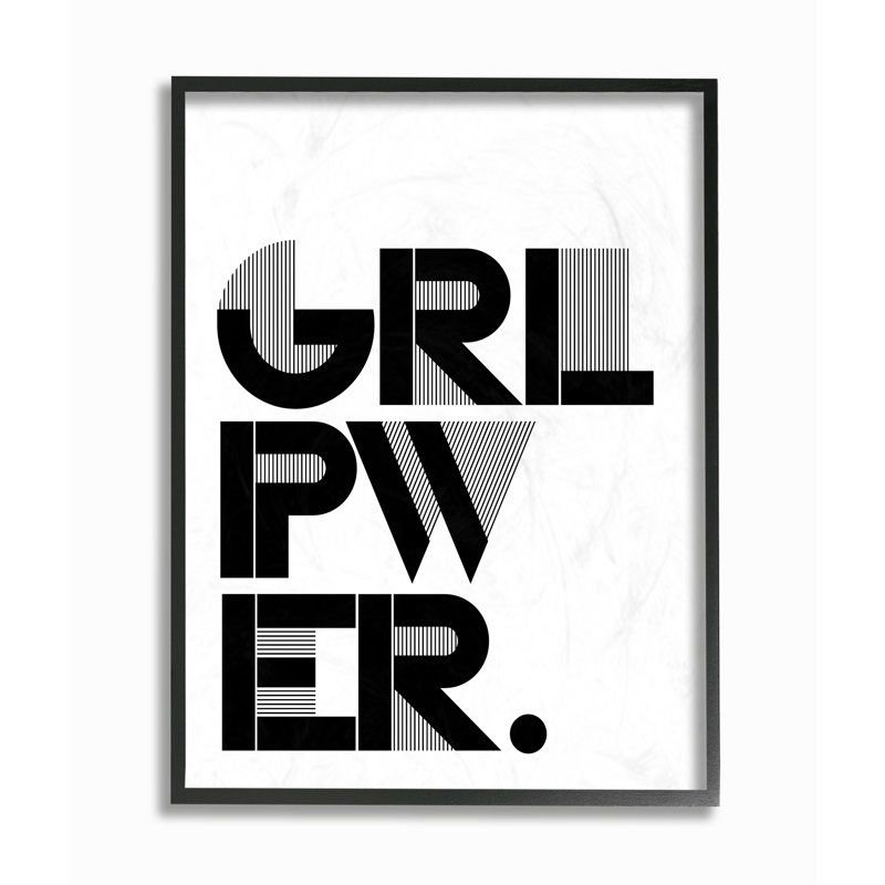 Art mural sur toile Girl Girl par House of Lulu, H 20 po x l 16 po, Giclée encadrée noir minuit