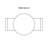 31.5 Inch Round Dining Table for 2, Circle Kitchen Table with Wood Strip Base, Modern Farmhouse Dinner Tables for Kitchen, Living Room-145370836