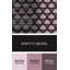Tapis noir/zone rose à motifs-79378410