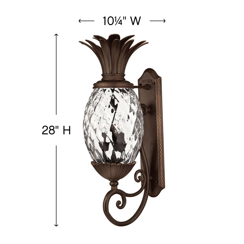 Plantation 3 Light Wall Lantern