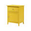 Table de chevet jaune vibrante