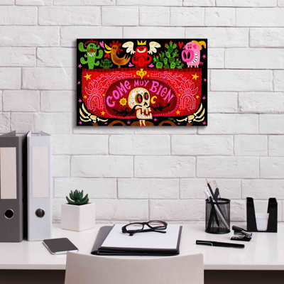«Hamachi Come Muy Bien» par Jorge R. Gutierrez - reproduction d'art sur toile tendue