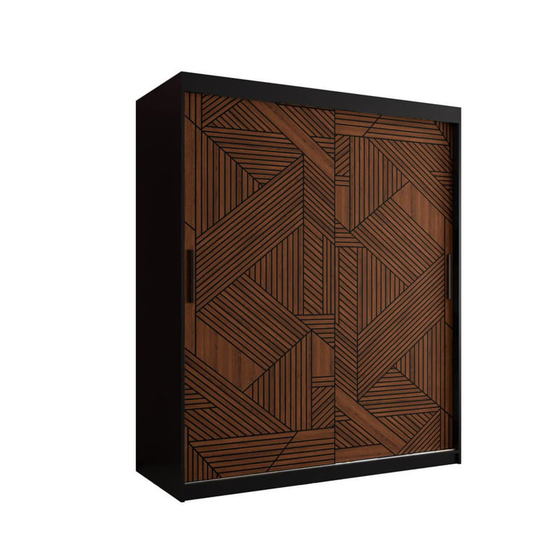 Aylisha 2 Door Manufactured Wood Wardrobe, 200" H x 150" W x 62" D