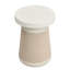 Table d'appoint sculpturale moderne Mgo Sienna
