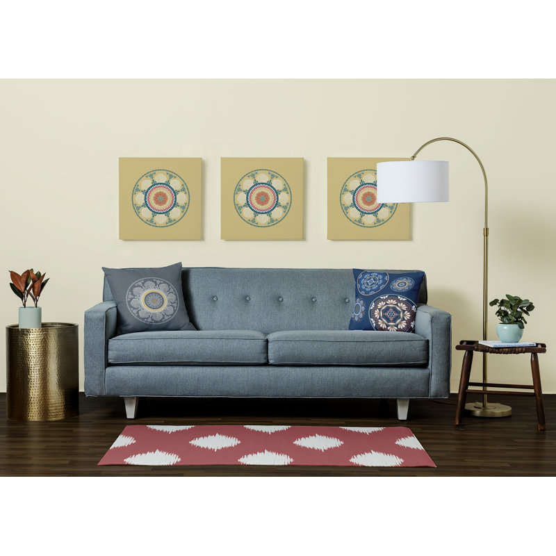 Audel Chenille Polka Dots Indoor Rug, Rectangle 4' x 6'